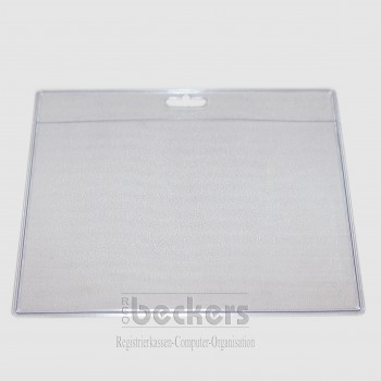 Ausweishülle transparent PVC 84x105