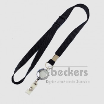 Lanyard Kartenhalter Umhängeband mit Jojo und Lasche