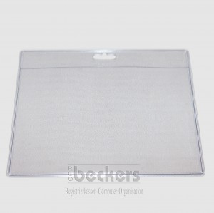 Ausweishülle transparent PVC 84x105