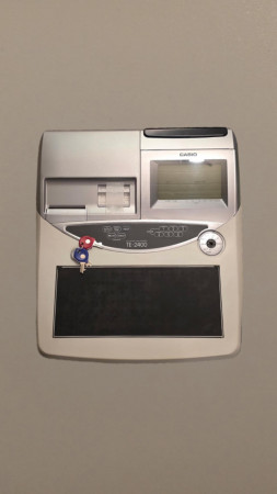 Casio TE-2400 2. Wahl ohne Schublade. Nur an Handel