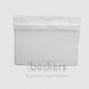 Ausweishülle transparent Zip-Lock 54 x 86 mm